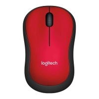 Mouse Inalambrico Logitech M185 Ergonomico Bordo-negro