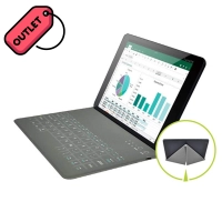 Estuche Teclado Bluetooth Microcase Azul 7 Pulg Outlet
