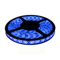 Tira Led Roll Ip65 60 Leds Azul  5m 10000-12000k Dc 12v