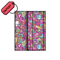 Estuche Tablet Plegable Cd-tek Neoprene 10 Pulg Peace And Love Outlet