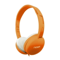 Auricular Headset Noganet Ng-903nr Naranja Hifi Vincha