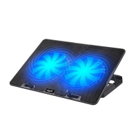 Base Cooler Para Notebook Nisuta Nscn84 Hub Usb 2 Coolers
