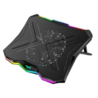 Base Cooler Para Notebook Nisuta Nscn93r Hub Usb 1 Cooler Rainbow
