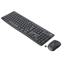 Teclado Y Mouse Kit Inalambrico Logitech Mk295 Silent Negro