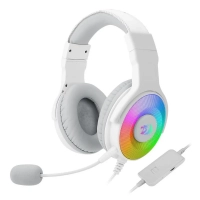 Auricular Gamer Redragon Pandora H350 Blanco Rgb Pc Ps4 Xbox Switch