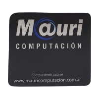 Mouse Pad Cd-tek Negro Estampado Mauri Computacion