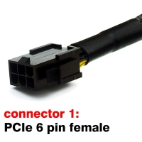 Cable Pci-e 6 Pin A Dual Pcie 8 Pin 6-2 Para Placa De Video Mining