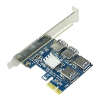 Placa Pcie X1 A Externo 4 Usb 3.0 Adaptador