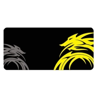 Desk Pad Gamer Cd-tek Dragons Amarillo