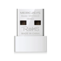 Placa De Red Usb Wifi Mercusys Mw150us 150mbps