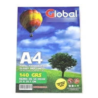 Hojas A4 Glossy Brillantes 140grs X100 Hojas