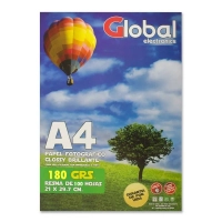 Hojas A4 Glossy Brillantes 180grs X100 Hojas