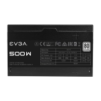 Fuente Pc Power Evga 500 W1 80 Plus White 500w