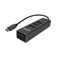 Hub Usb Int.co Tipo C A 4 Puertos Usb 2.0 Kq006h
