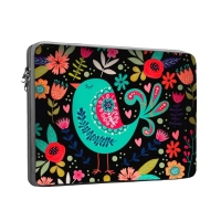 Funda Notebook Macbook Cdtek Neoprene Bird Negro 13.3 Pulg