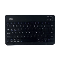 Teclado Inalambrico Bluetooth Int.co Rdk-904-b Negro