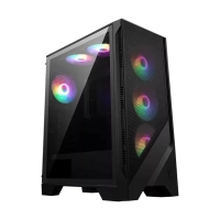 Gabinete Gamer Msi Mag Forge 120a Airflow Negro Sin Fuente