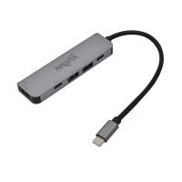 Hub Usb Tipo C Nisuta Nsucd7 Hdmi, Usb 2.0, Usb 3.0, Pd