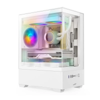 Gabinete Gamer Sentey 6110 Rgb Blanco H11 Vidrio Templado 5